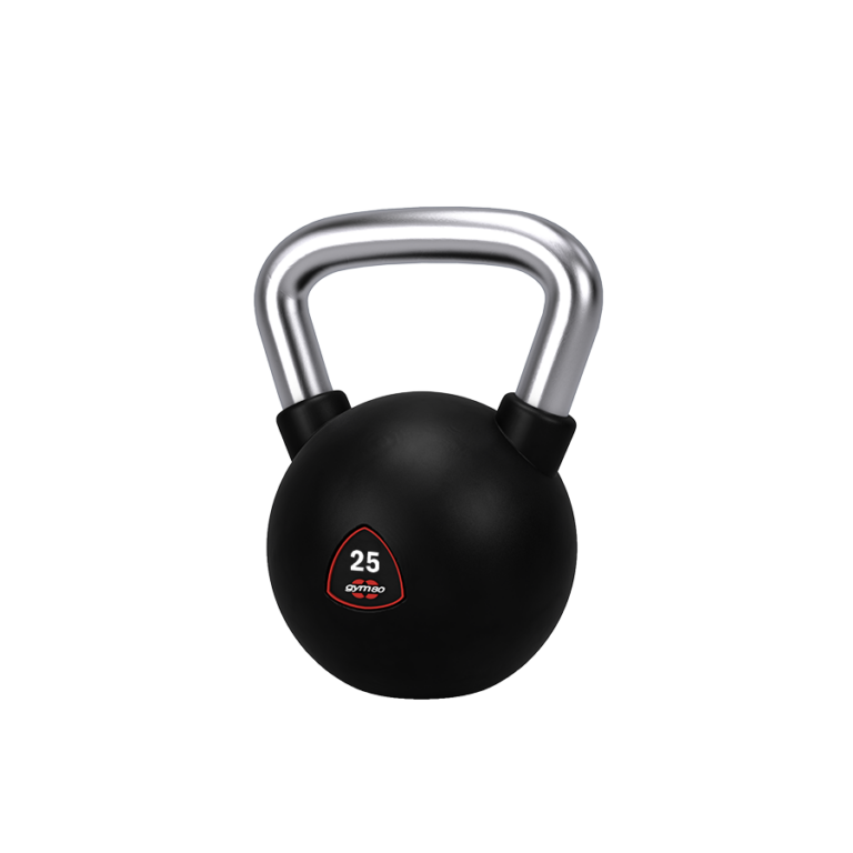 9360 Virgin Rubber Kettlebell 25 lbs gym80 USA LLC