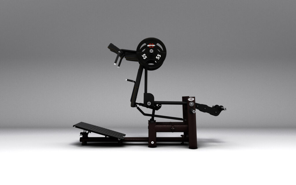 gym80 4038n pure kraft Kniebeugemaschine us NC side